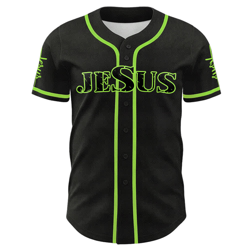 Christianartworkshop Jesus Kreuz Nagel und Dornenkrone Baseballtrikot - image 23