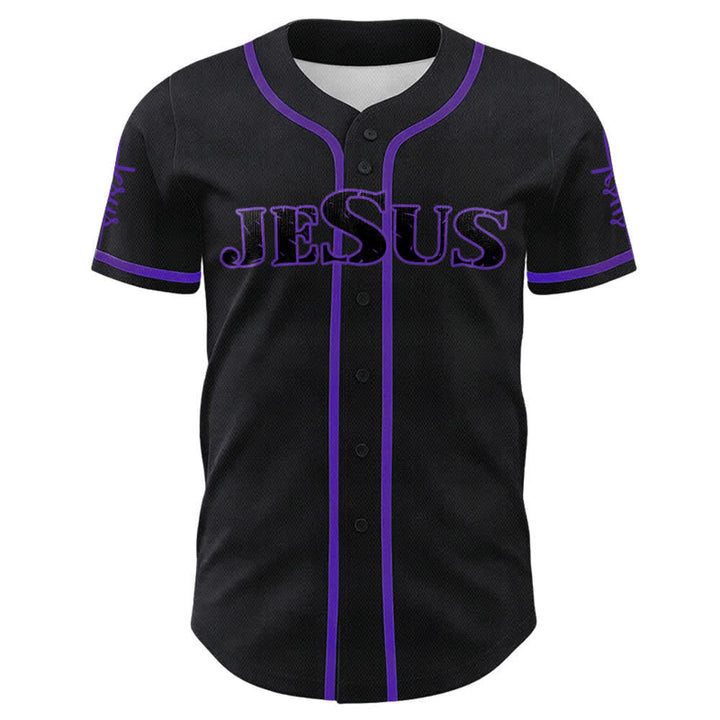 Christianartworkshop Jesus Kreuz Nagel und Dornenkrone Baseballtrikot - image 26