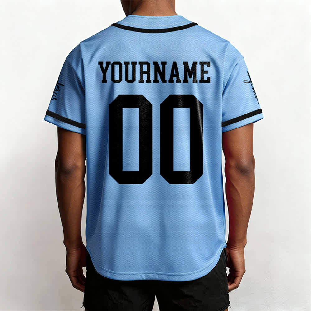Christianartworkshop Kind Gottes Personalisiertes Namens- und Nummern-Unisex-Baseballtrikot - image 37