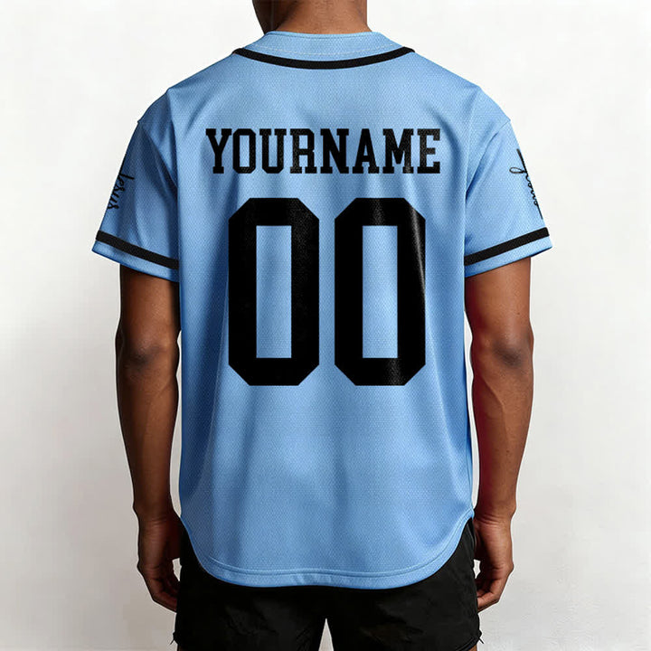 Christianartworkshop Kind Gottes Personalisiertes Namens- und Nummern-Unisex-Baseballtrikot - image 37