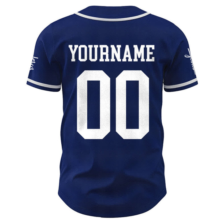 Christianartworkshop Kind Gottes Personalisiertes Namens- und Nummern-Unisex-Baseballtrikot - image 43