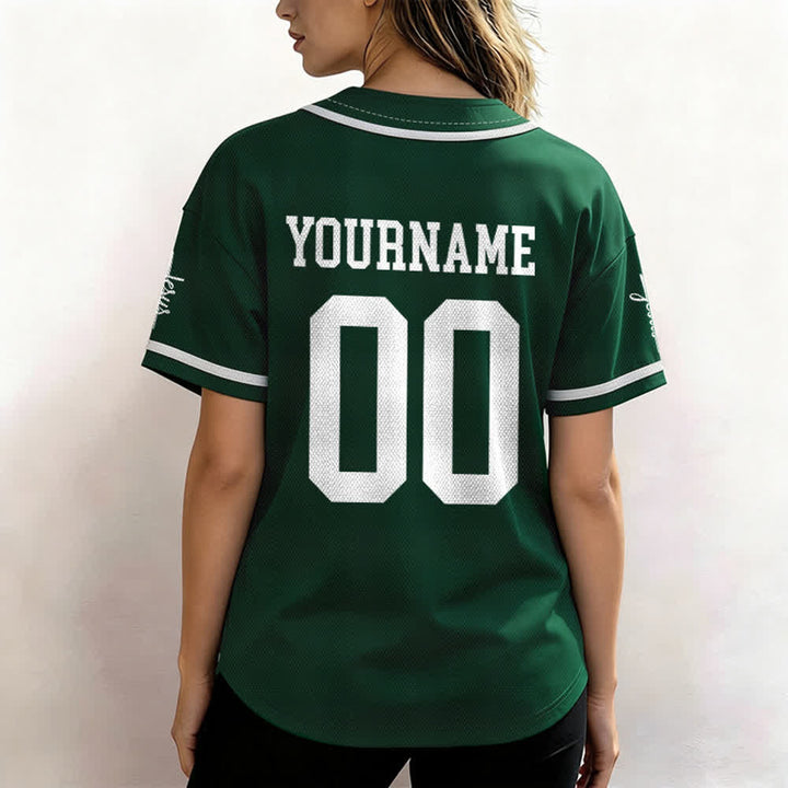 Christianartworkshop Kind Gottes Personalisiertes Namens- und Nummern-Unisex-Baseballtrikot - image 55