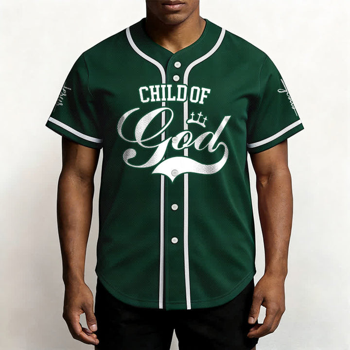 Christianartworkshop Kind Gottes Personalisiertes Namens- und Nummern-Unisex-Baseballtrikot - image 52