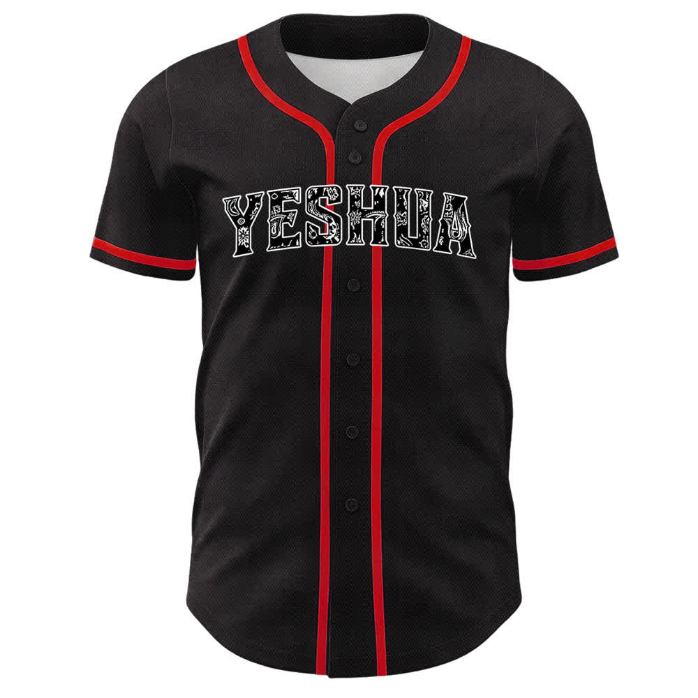 Christianartworkshop Sei stark im Herrn Templerritter Jesus Unisex Baseballtrikot - image 4