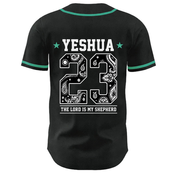 Christianartworkshop Sei stark im Herrn Templerritter Jesus Unisex Baseballtrikot - image 10