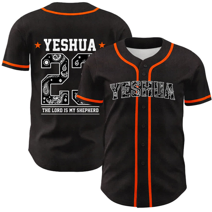 Christianartworkshop Sei stark im Herrn Templerritter Jesus Unisex Baseballtrikot - Orange - 5XL - image 6
