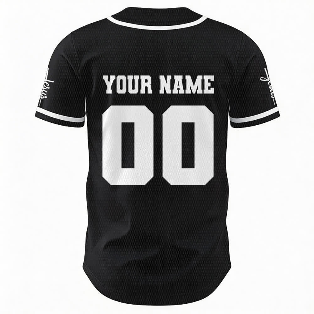 Christianartworkshop Klassisches Jesus Personalisierte Sportbekleidung Unisex Baseballtrikot - image 3