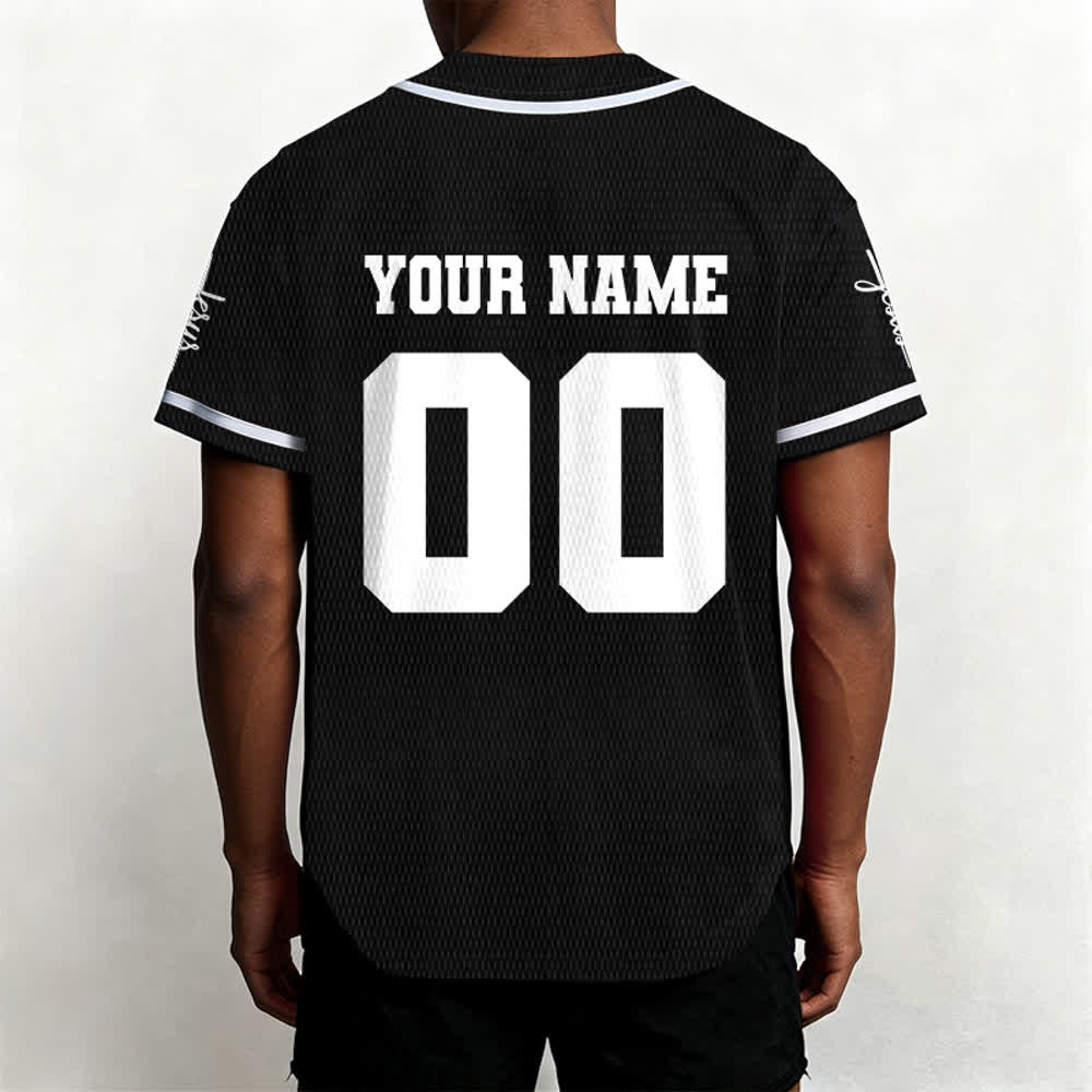 Christianartworkshop Klassisches Jesus Personalisierte Sportbekleidung Unisex Baseballtrikot - image 5