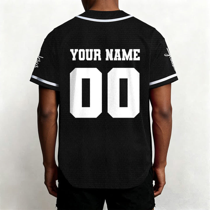 Christianartworkshop Klassisches Jesus Personalisierte Sportbekleidung Unisex Baseballtrikot - image 5