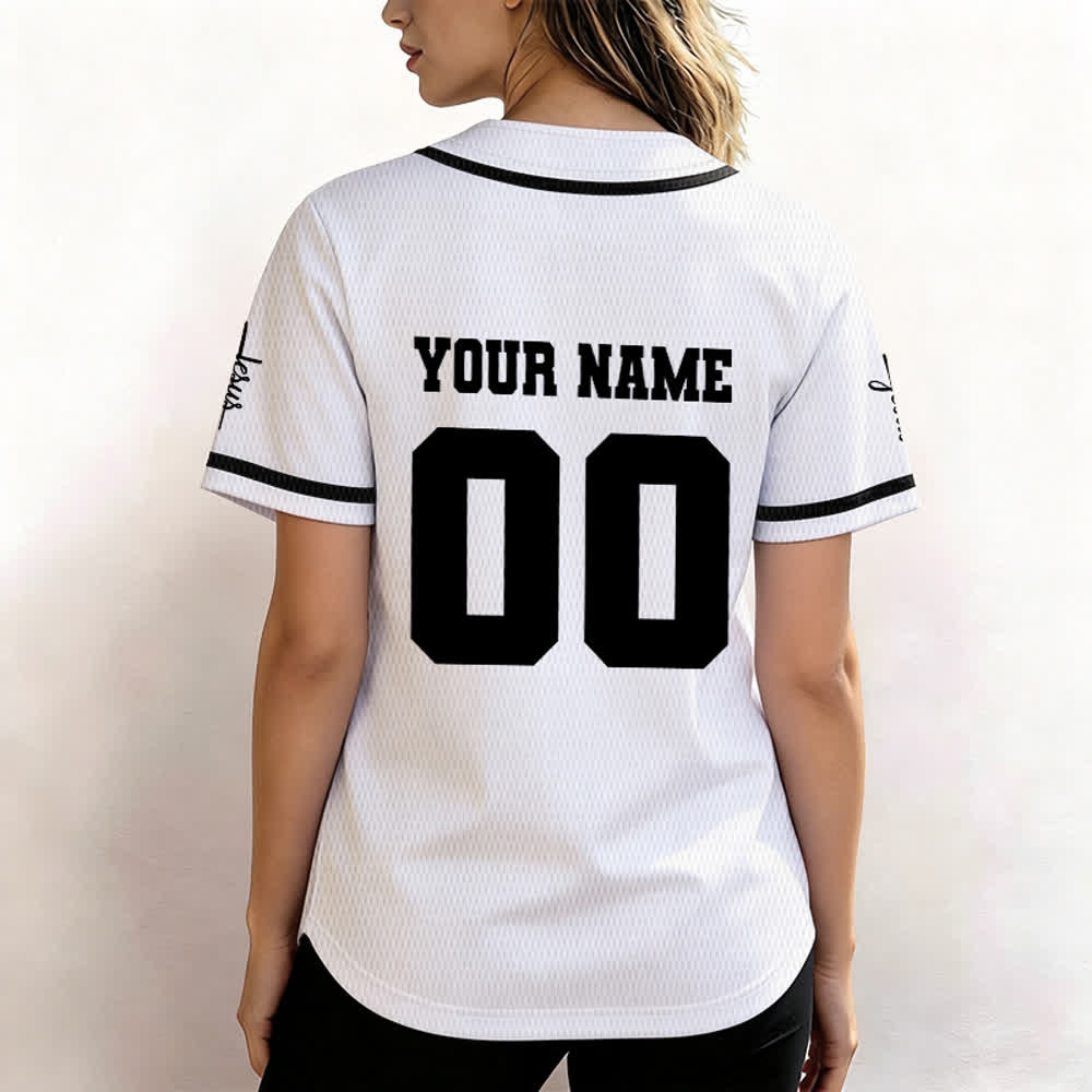 Christianartworkshop Klassisches Jesus Personalisierte Sportbekleidung Unisex Baseballtrikot - image 13