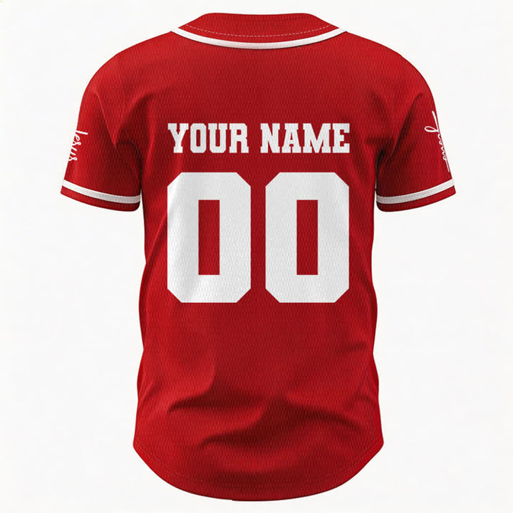 Christianartworkshop Klassisches Jesus Personalisierte Sportbekleidung Unisex Baseballtrikot - image 19
