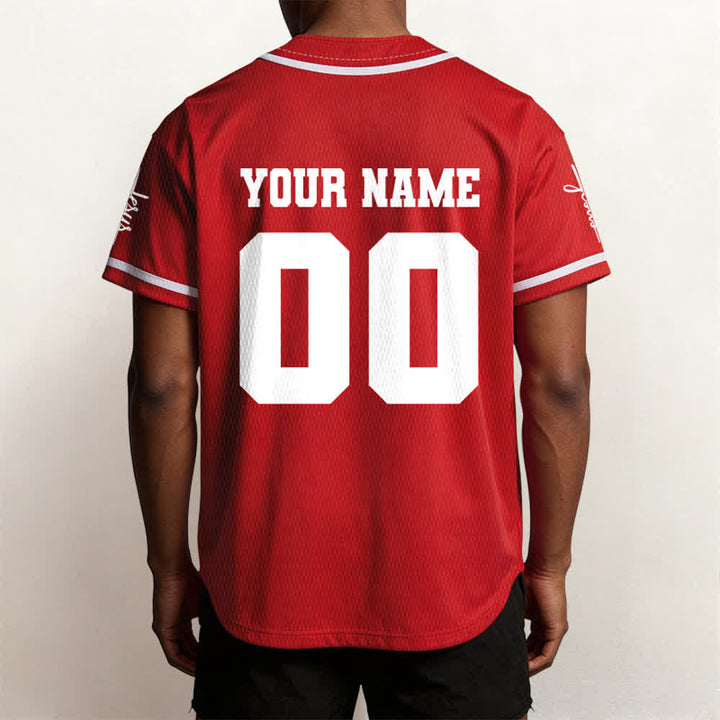 Christianartworkshop Klassisches Jesus Personalisierte Sportbekleidung Unisex Baseballtrikot - image 23