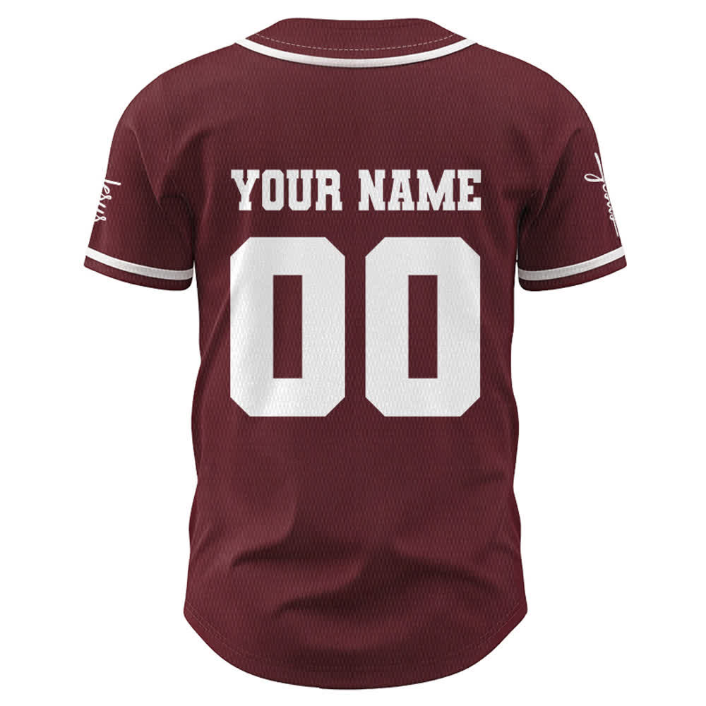 Christianartworkshop Klassisches Jesus Personalisierte Sportbekleidung Unisex Baseballtrikot - image 27
