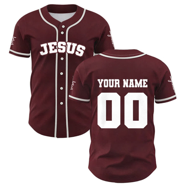 Christianartworkshop Klassisches Jesus Personalisierte Sportbekleidung Unisex Baseballtrikot - image 25