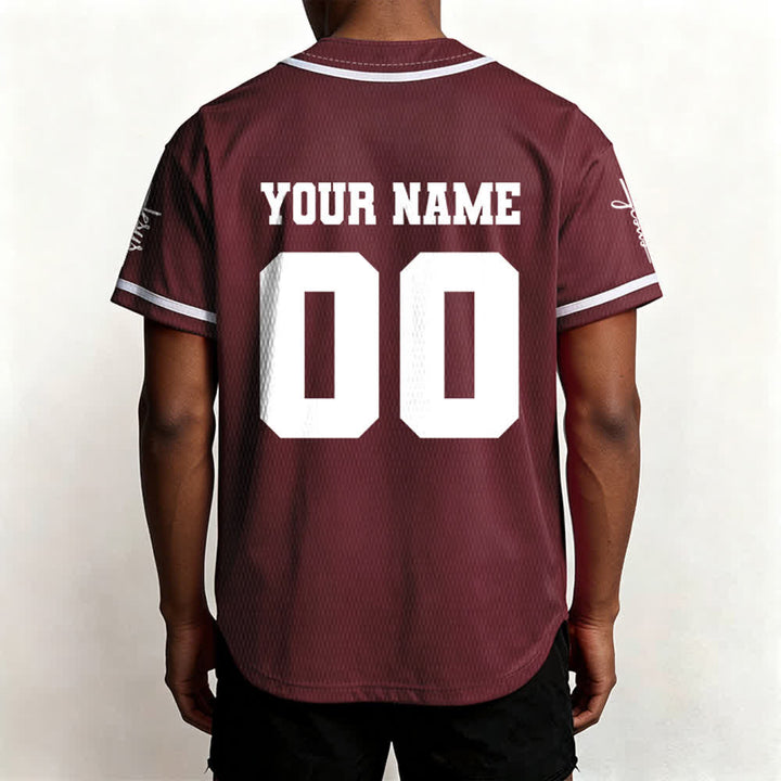 Christianartworkshop Klassisches Jesus Personalisierte Sportbekleidung Unisex Baseballtrikot - image 31