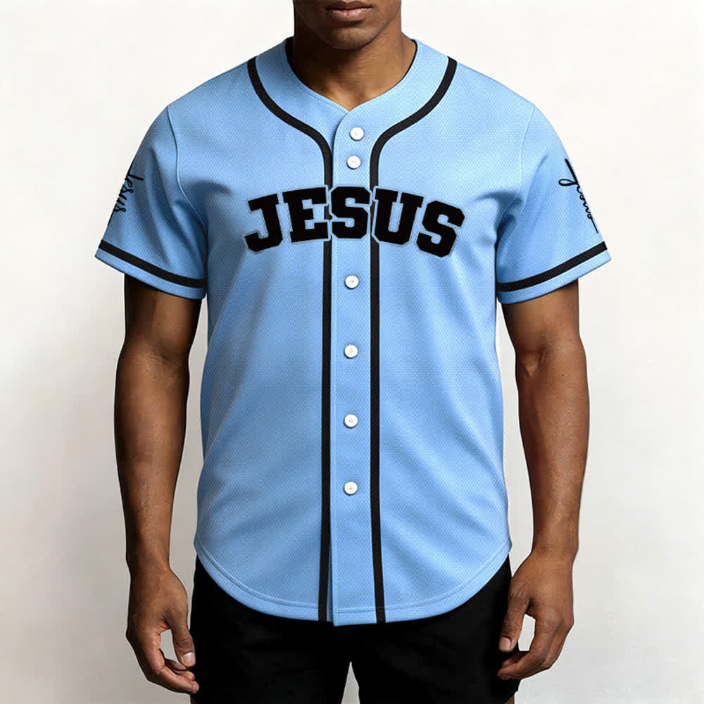 Christianartworkshop Klassisches Jesus Personalisierte Sportbekleidung Unisex Baseballtrikot - image 36