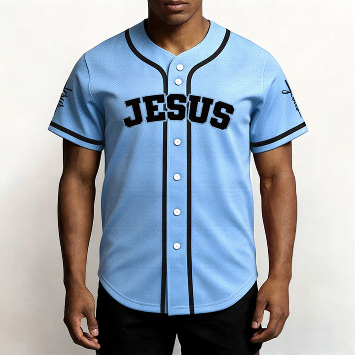 Christianartworkshop Klassisches Jesus Personalisierte Sportbekleidung Unisex Baseballtrikot - image 36