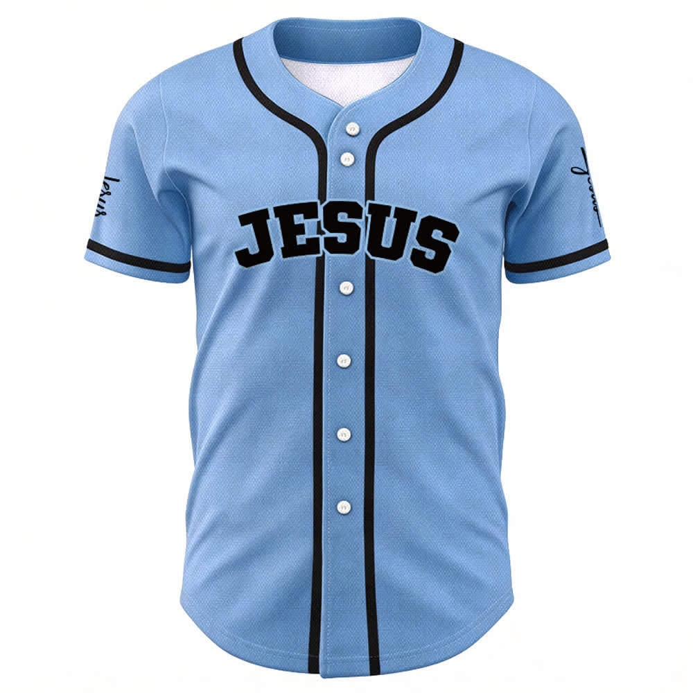 Christianartworkshop Klassisches Jesus Personalisierte Sportbekleidung Unisex Baseballtrikot - image 34