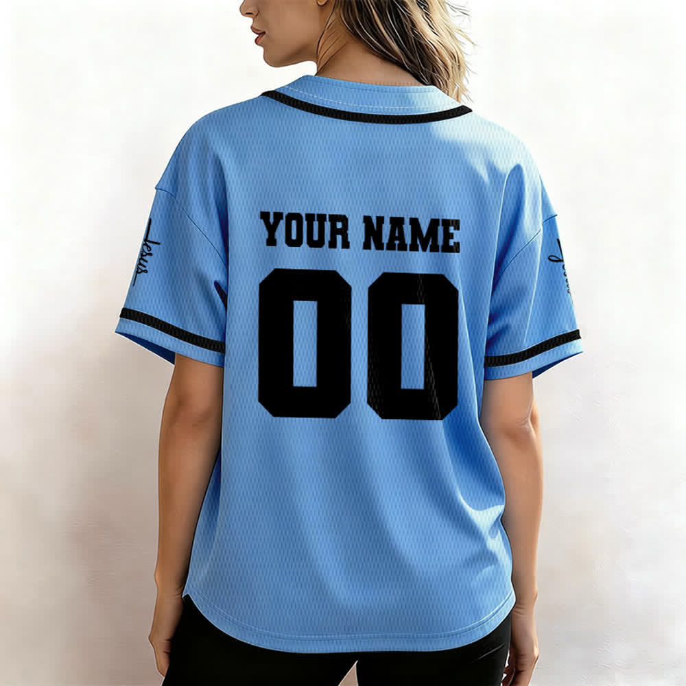 Christianartworkshop Klassisches Jesus Personalisierte Sportbekleidung Unisex Baseballtrikot - image 39