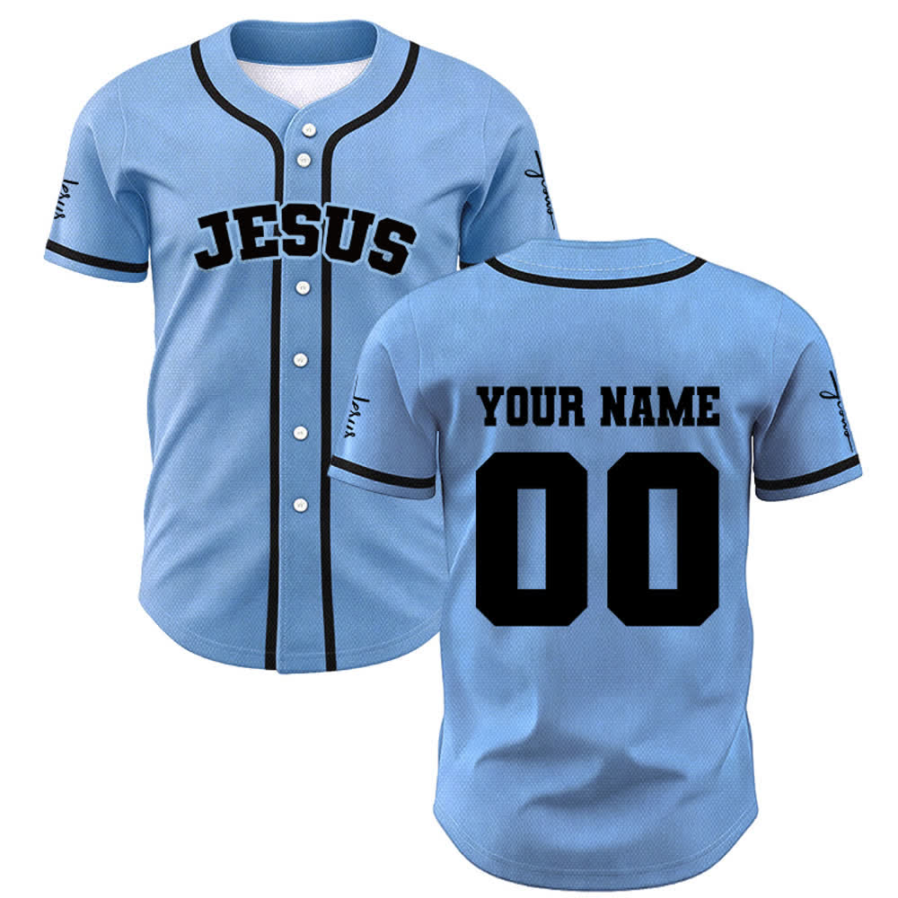 Christianartworkshop Klassisches Jesus Personalisierte Sportbekleidung Unisex Baseballtrikot - image 33