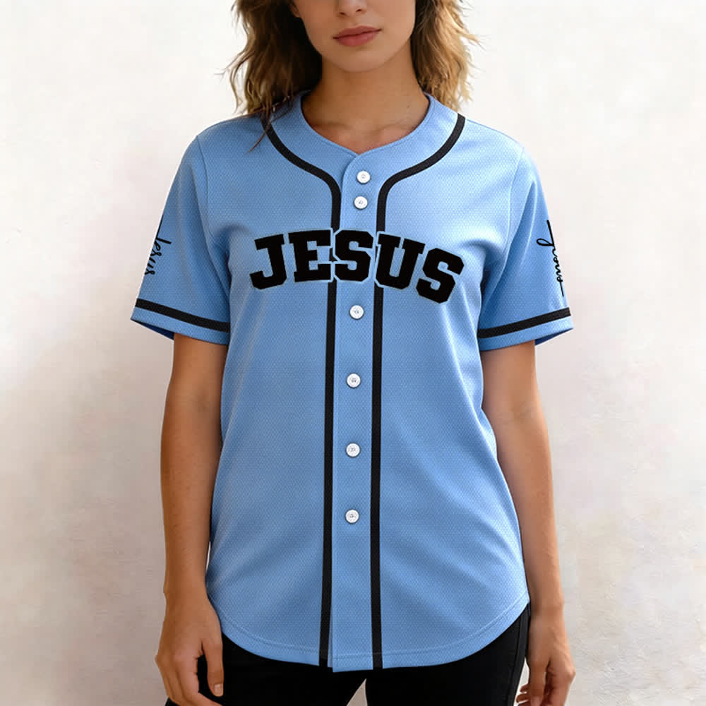 Christianartworkshop Klassisches Jesus Personalisierte Sportbekleidung Unisex Baseballtrikot - image 38