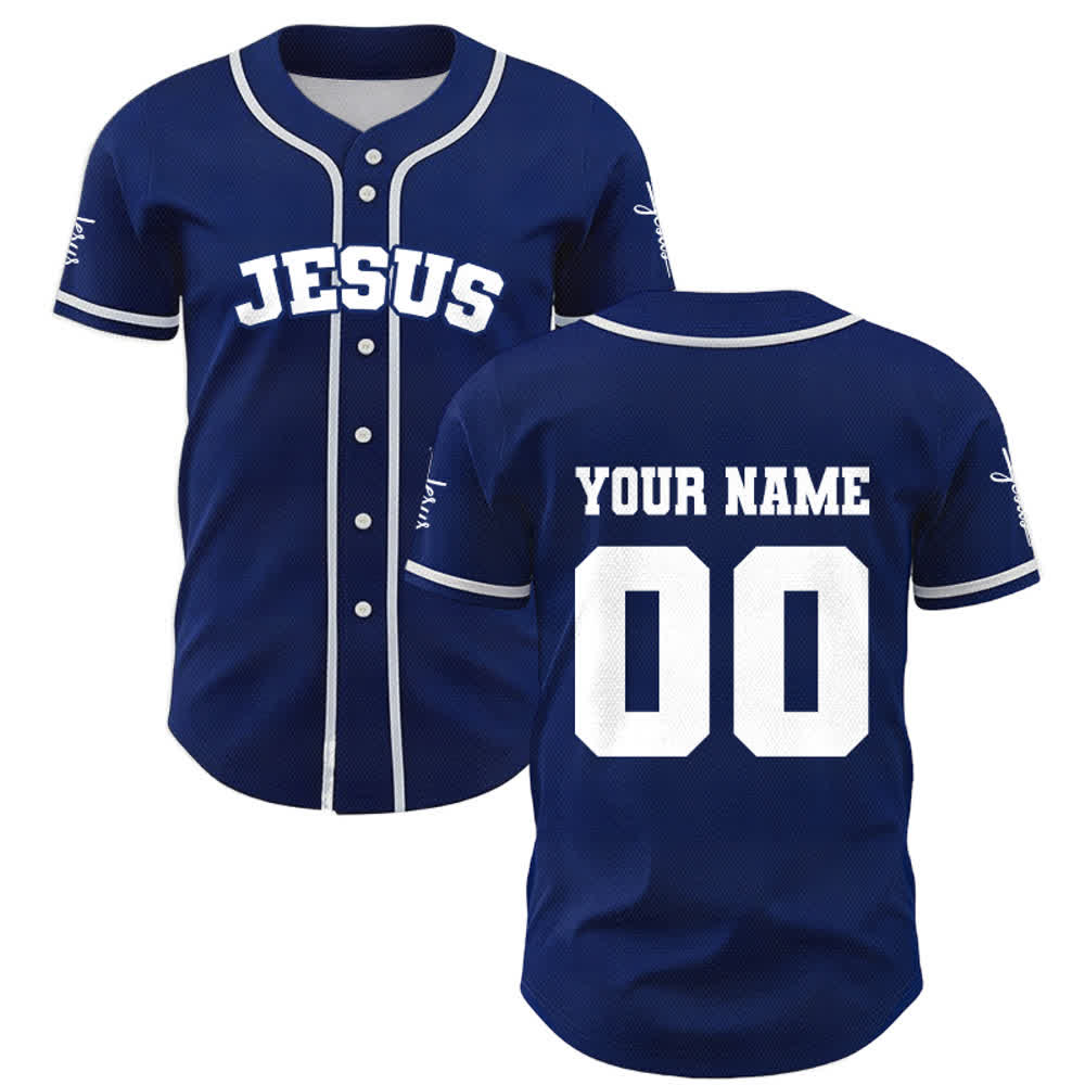 Christianartworkshop Klassisches Jesus Personalisierte Sportbekleidung Unisex Baseballtrikot - image 41