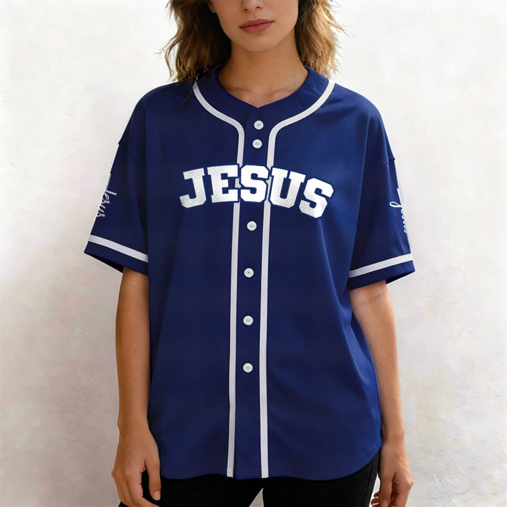 Christianartworkshop Klassisches Jesus Personalisierte Sportbekleidung Unisex Baseballtrikot - image 46