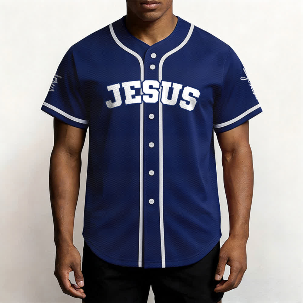Christianartworkshop Klassisches Jesus Personalisierte Sportbekleidung Unisex Baseballtrikot - image 44