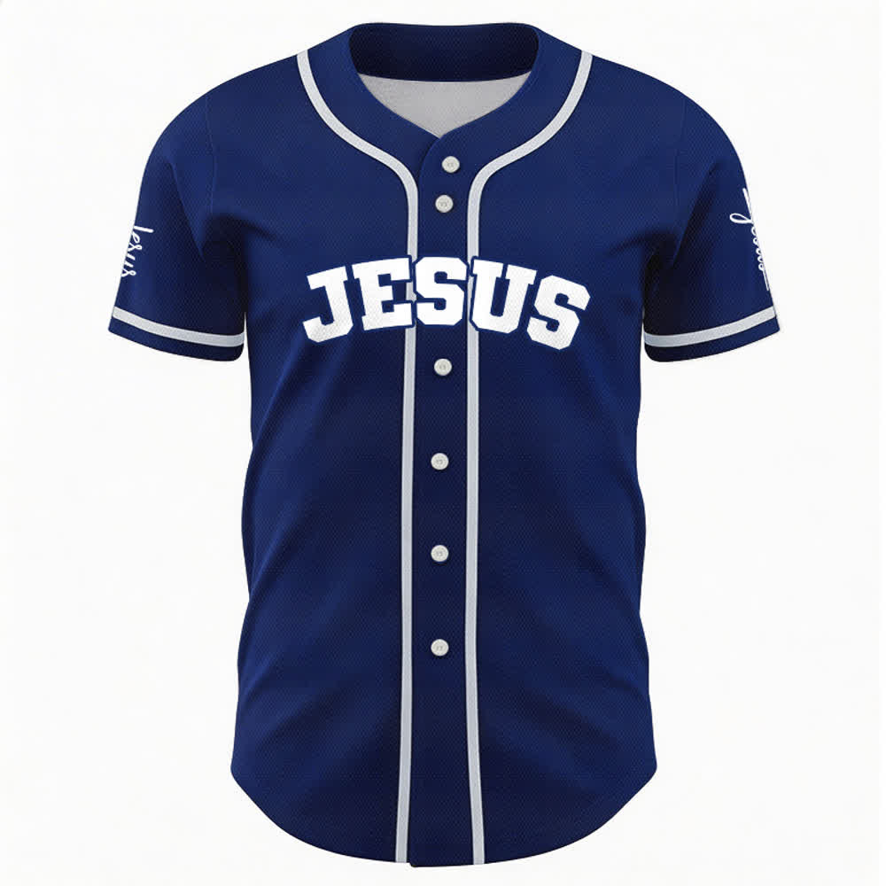 Christianartworkshop Klassisches Jesus Personalisierte Sportbekleidung Unisex Baseballtrikot - image 42