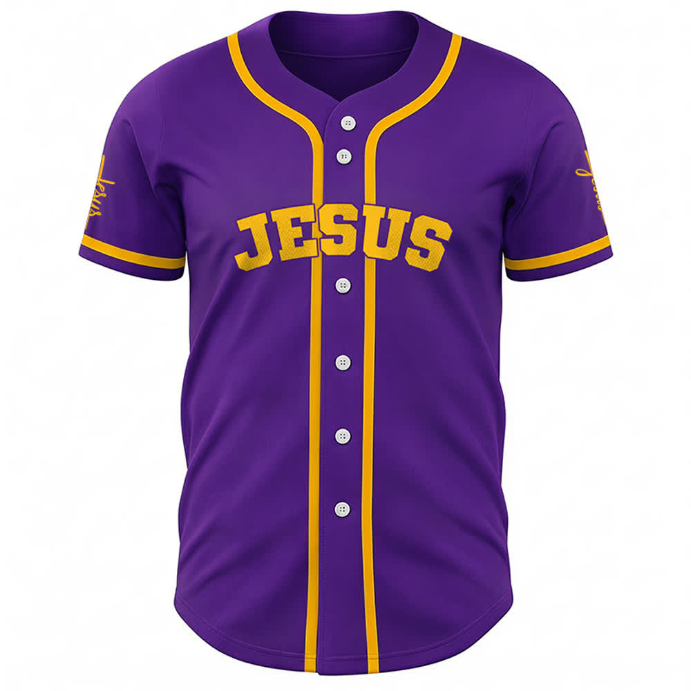 Christianartworkshop Klassisches Jesus Personalisierte Sportbekleidung Unisex Baseballtrikot - image 66