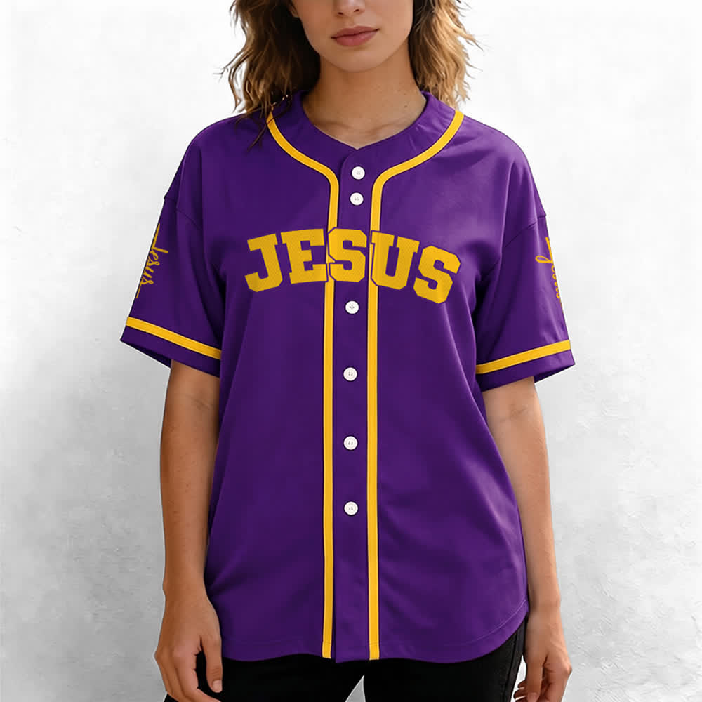 Christianartworkshop Klassisches Jesus Personalisierte Sportbekleidung Unisex Baseballtrikot - image 70