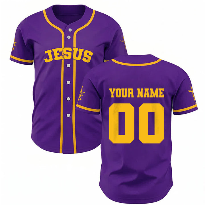 Christianartworkshop Klassisches Jesus Personalisierte Sportbekleidung Unisex Baseballtrikot - image 65