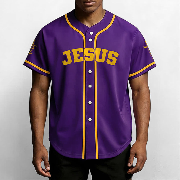 Christianartworkshop Klassisches Jesus Personalisierte Sportbekleidung Unisex Baseballtrikot - image 68