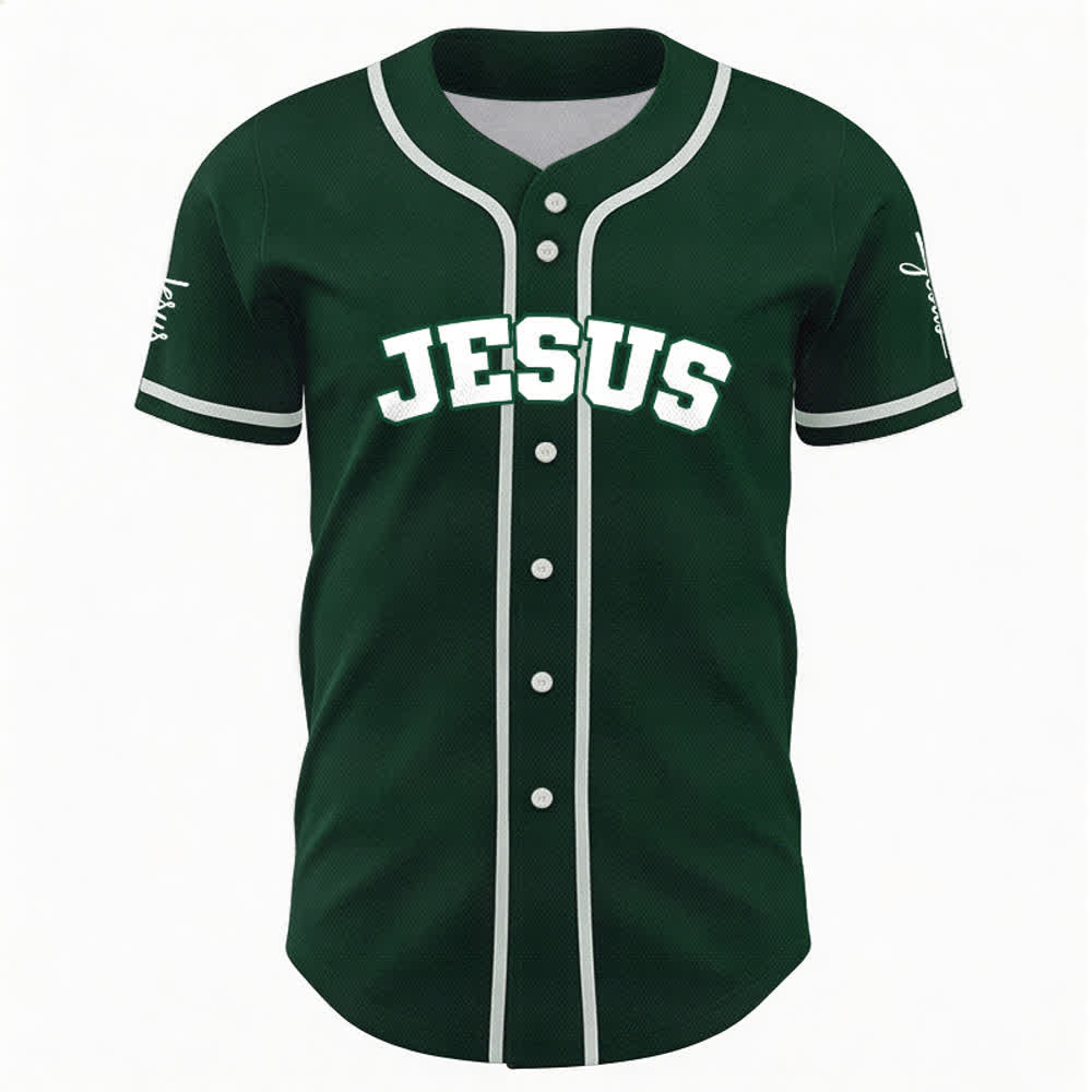 Christianartworkshop Klassisches Jesus Personalisierte Sportbekleidung Unisex Baseballtrikot - image 50
