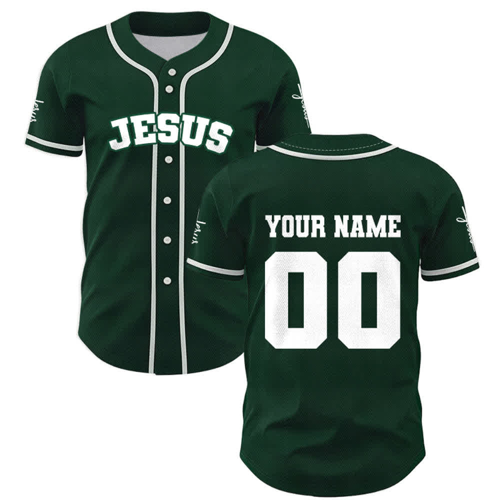 Christianartworkshop Klassisches Jesus Personalisierte Sportbekleidung Unisex Baseballtrikot - image 49