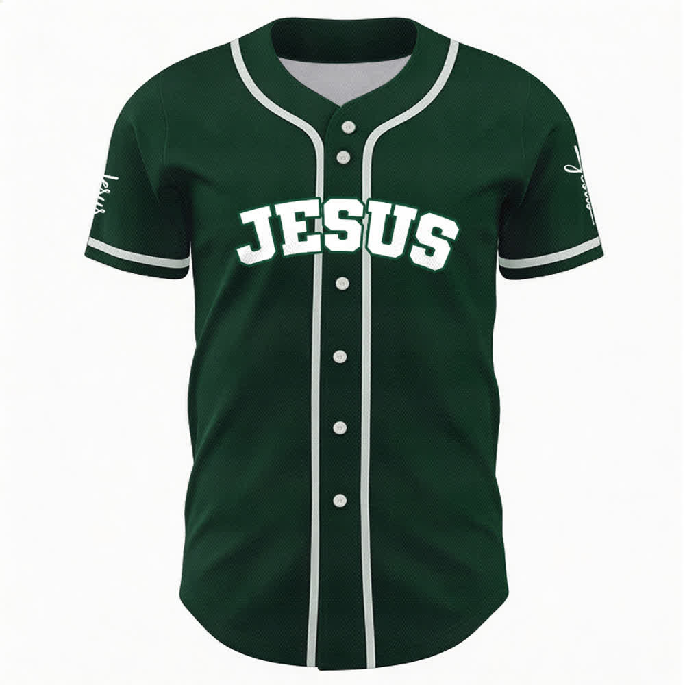 Christianartworkshop Klassisches Jesus Personalisierte Sportbekleidung Unisex Baseballtrikot - image 50
