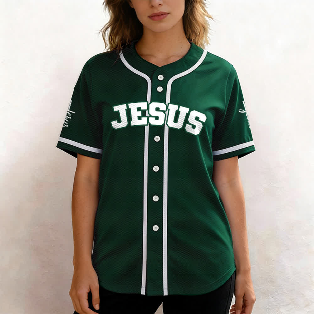 Christianartworkshop Klassisches Jesus Personalisierte Sportbekleidung Unisex Baseballtrikot - image 54