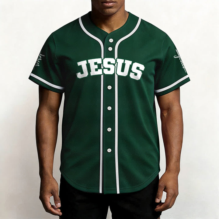 Christianartworkshop Klassisches Jesus Personalisierte Sportbekleidung Unisex Baseballtrikot - image 52