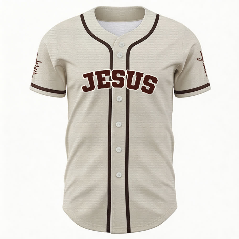 Christianartworkshop Klassisches Jesus Personalisierte Sportbekleidung Unisex Baseballtrikot - image 58