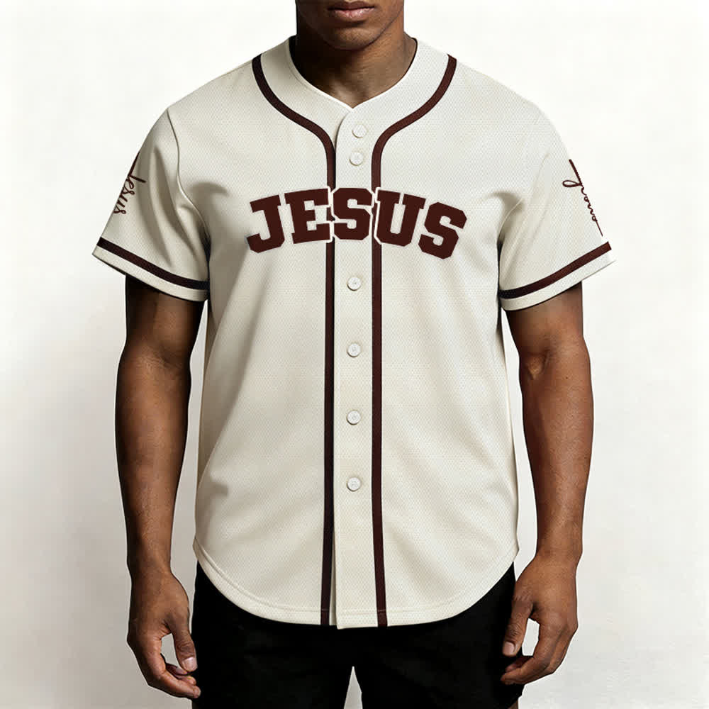 Christianartworkshop Klassisches Jesus Personalisierte Sportbekleidung Unisex Baseballtrikot - image 60