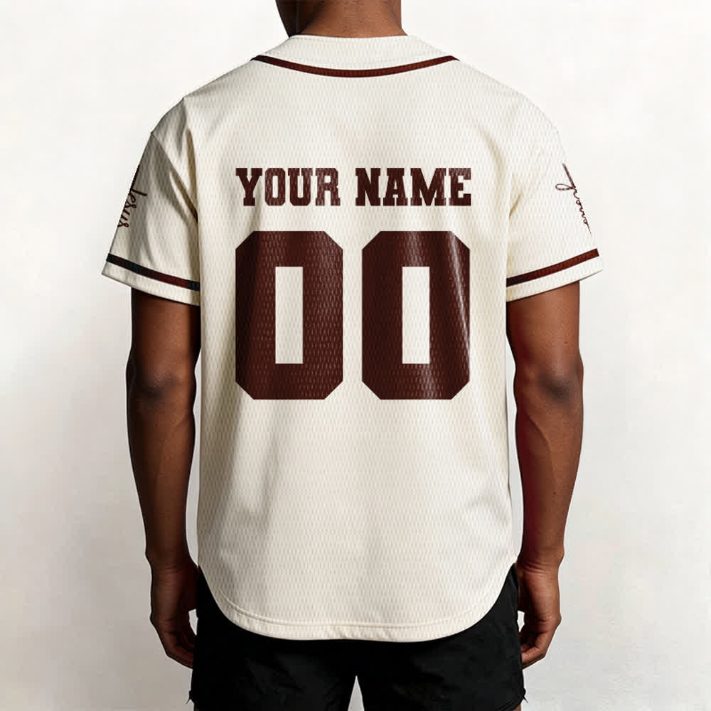 Christianartworkshop Klassisches Jesus Personalisierte Sportbekleidung Unisex Baseballtrikot - image 61