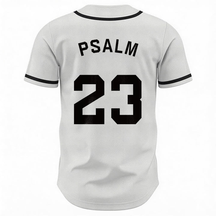 Christianartworkshop Retro Sport Style Psalm 23 Unisex Baseballtrikot - image 9
