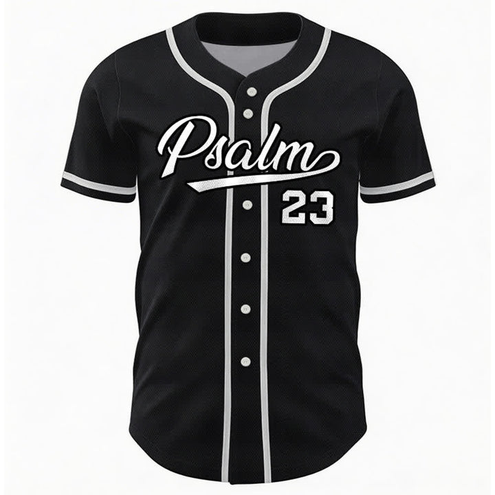 Christianartworkshop Retro Sport Style Psalm 23 Unisex Baseballtrikot - image 15