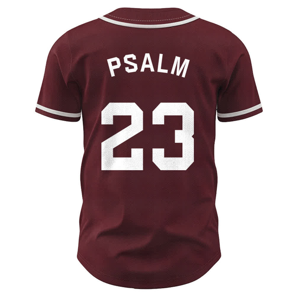 Christianartworkshop Retro Sport Style Psalm 23 Unisex Baseball Jersey - image 30