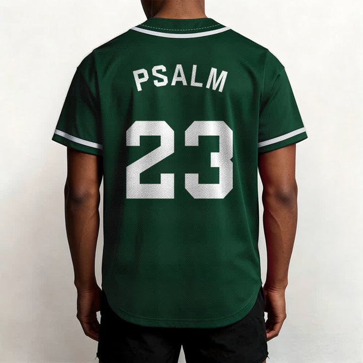 Christianartworkshop Retro Sport Style Psalm 23 Unisex Baseballtrikot - image 46