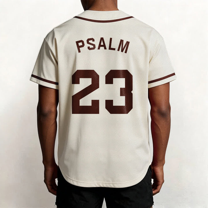 Christianartworkshop Retro Sport Style Psalm 23 Unisex Baseball Jersey - image 55