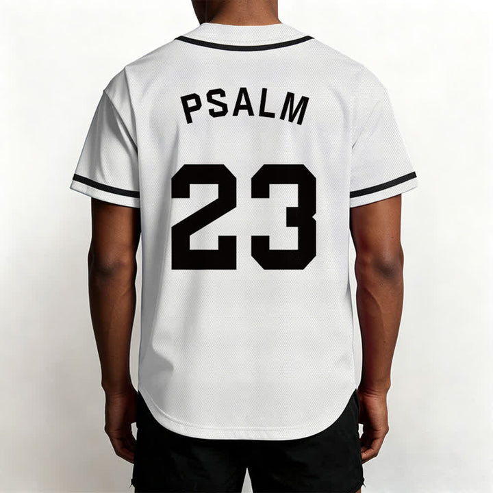 Christianartworkshop Retro Sport Style Psalm 23 Unisex Baseball Jersey - image 11