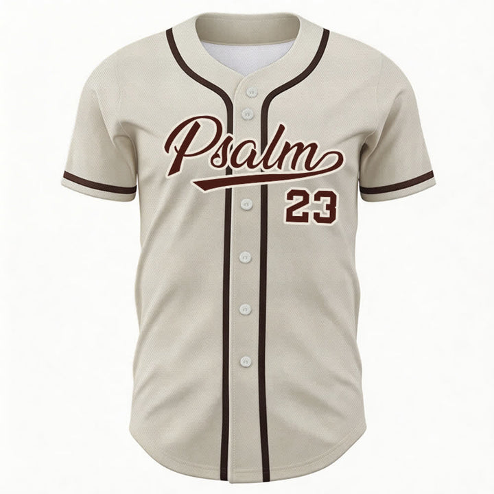 Christianartworkshop Retro Sport Style Psalm 23 Unisex Baseballtrikot - image 50