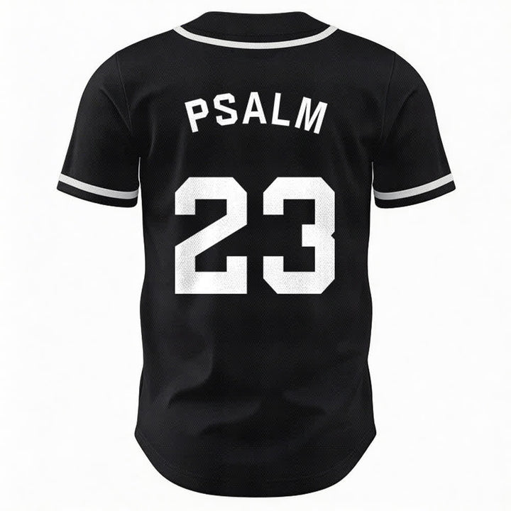 Christianartworkshop Retro Sport Style Psalm 23 Unisex Baseballtrikot - image 16