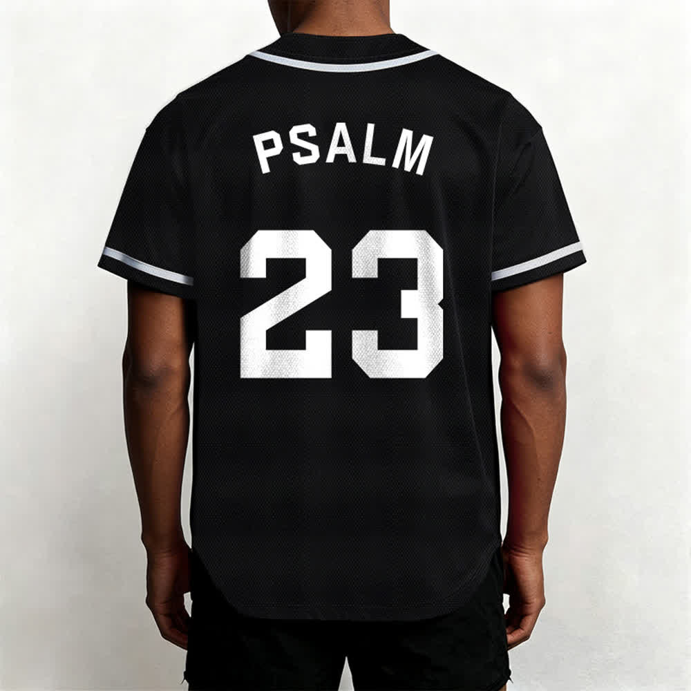 Christianartworkshop Retro Sport Style Psalm 23 Unisex Baseball Jersey - image 18